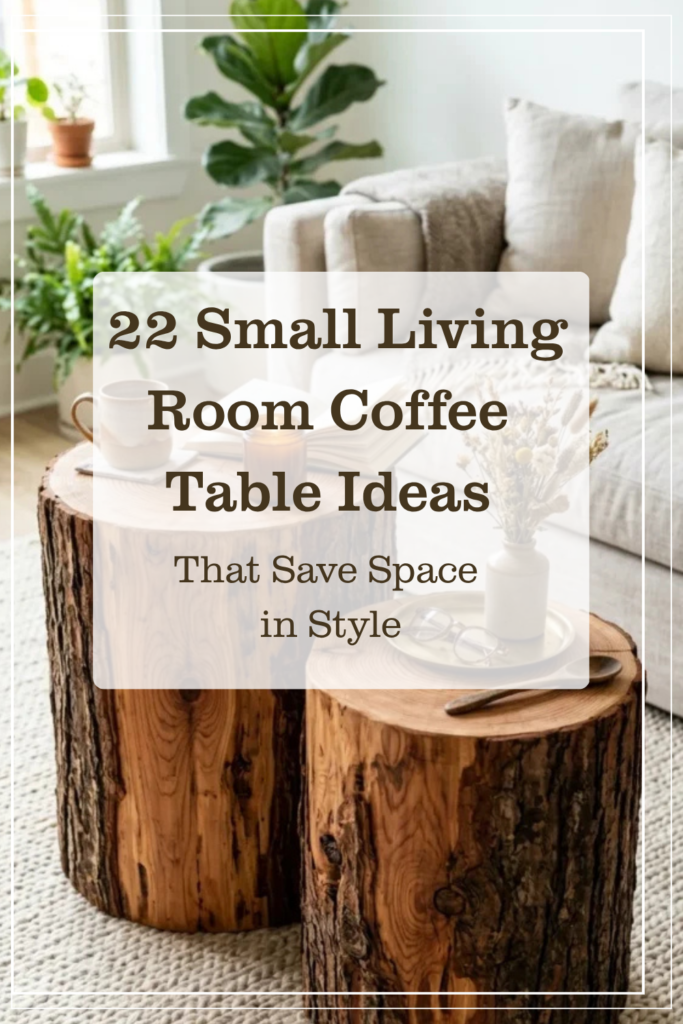 22 Small Living Room Coffee Table Ideas That Save Space in Style